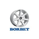 Borbet CWE 8,0X17 5/114,30 ET30 Crystal Silver