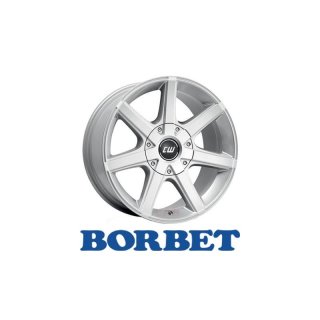 Borbet CWE 8,0X17 5/114,30 ET30 Crystal Silver