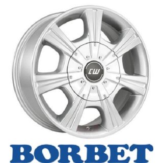 Borbet CH 7,5X17 5/118 ET45 Crystal Silver