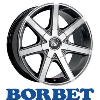 Borbet CWE 7,0X16 5/114,30 ET35 Mistral Anthracite Glossy Polished