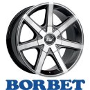 Borbet CWE 7X16 5/108 ET40 Mistral Anthracite Glossy...