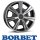 Borbet CH 7,5X17 5/118 ET64 Mistral Anthracite Glossy Polished