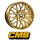 CMS C25 7X17 5/108 ET50 Complete Gold Gloss