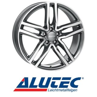 Alutec Ikenu 9X19 0/112 ET40 Graphit Frontpoliert