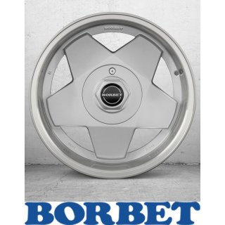 Borbet A 7X15 5/114,30 ET35 Silver Polished