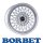 Borbet B 8,0X17 5/112 ET45 Silver Rim Polished