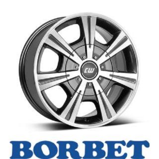 Borbet CH 7,5X17 6/130 ET52 Mistral Anthracite Glossy Polished