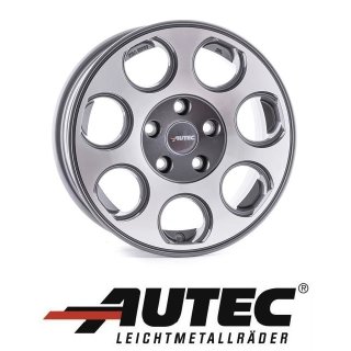 Autec Yuna 6X14 4/100 ET30 Graphit poliert