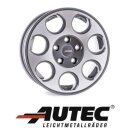 Autec Yuna 6X15 5/112 ET30 Graphit poliert
