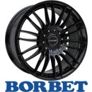 Borbet CW3 7,5X17 6/139,70 ET35 Black Glossy