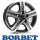 Borbet CWD 6X15 5/118 ET68 Mistral Anthracite Glossy Polished