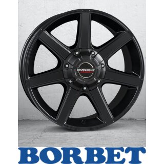 Borbet CWE 8,0X17 6/139,70 ET20 Black matt
