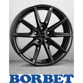 Borbet LX18 8,0X18 5/112 ET44 Black matt