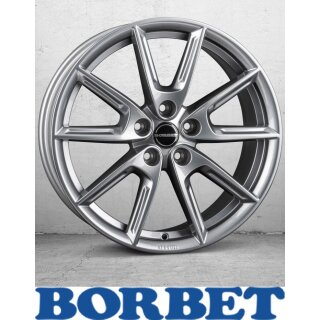 Borbet LX18 8,0X18 5/114,30 ET40 Grey Glossy