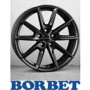 Borbet LX18 8,0X18 5/114,30 ET48 Black matt