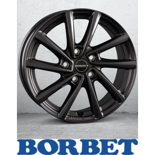 Borbet V 7,0X19 5/112 ET34 Mistral Anthracite Glossy