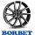 Borbet V 7,0X19 5/114,30 ET45 Black Polished Glossy