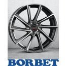 Borbet VTX 8,0X18 5/114,30 ET48 Graphite Polished