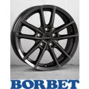 Borbet W 6X15 5/100 ET43 Mistral Anthracite Glossy