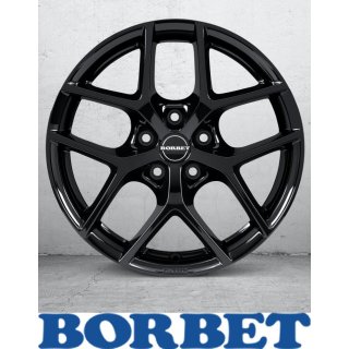 Borbet Y 7,0X16 5/114,30 ET48 Black Glossy