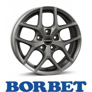 Borbet Y 7,0X17 5/100 ET40 Titan matt