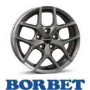 Borbet Y 7,0X17 5/100 ET45 Titan matt
