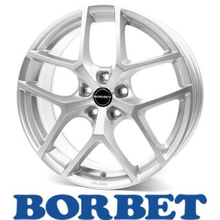 Borbet Y 7,0X17 5/112 ET40 Crystal Silver