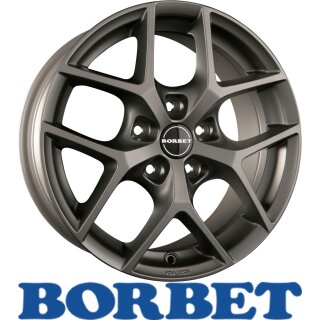 Borbet Y 7,5X17 5/114,30 ET47 Titan matt