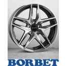 Borbet Z 8,0X18 5/112 ET30 Mistral Anthracite Glossy...