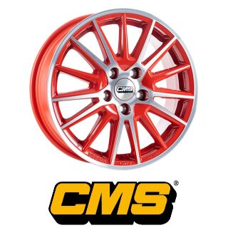 CMS C23 6X15 5/100 ET45 Diamond Red Gloss