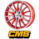 CMS C23 6X15 5/100 ET45 Diamond Red Gloss