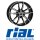 Rial X12 8X19 5/112 ET39 Diamant-Schwarz Frontpoliert