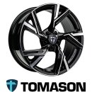 Tomason AR1 8X18 5/112 ET43 Black Diamond Polished