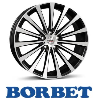 Borbet BLX 10,0X20 5/120 ET35 Black Polished matt