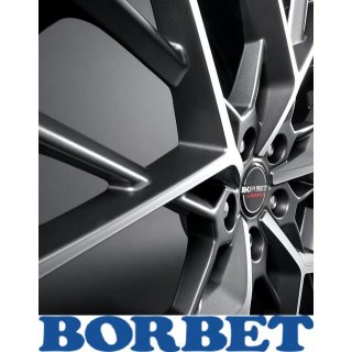 Borbet BY 8,5X19 5/114,30 ET40 Titan Polished matt