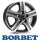 Borbet CWD 6X16 5/118 ET68 Mistral Anthracite Glossy Polished