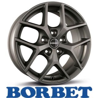 Borbet Y 8,0X19 5/114,30 ET45 Titan matt