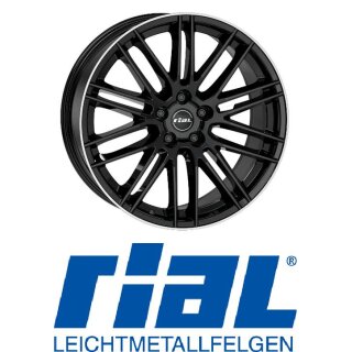 Rial KiboX 9X20 5/130 ET52 Diamant-Schwarz Hornpoliert