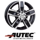 Autec Quantro 6,5X16 5/160 ET55 Schwarz poliert