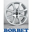 Borbet LV4 5,5X15 4/100 ET45 Crystal Silver