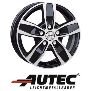 Autec Quantro 6,5X16 5/120 ET46 Schwarz poliert