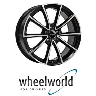 Wheelworld WH28 8X18 5/114 ET40 Schwarz Hochglanzpoliert