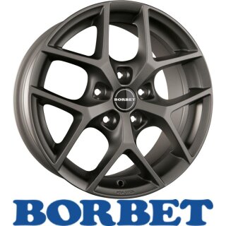 Borbet Y 7,0X16 5/108 ET45 Titan matt