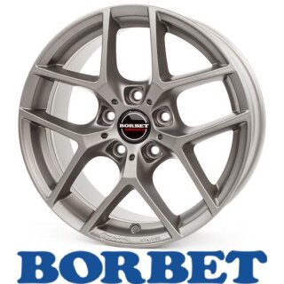 Borbet Y 7,0X17 5/114,30 ET35 Titan matt