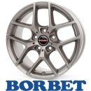 Borbet Y 7,0X17 5/114,30 ET35 Titan matt