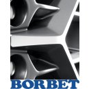 Borbet BY 11,0X23 5/130 ET45 Titan Polished matt
