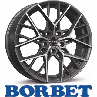 Borbet BY 8,5X21 5/114,30 ET35 Titan Polished matt