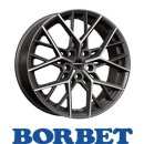 Borbet BY 8,5X21 5/114,30 ET40 Titan Polished matt