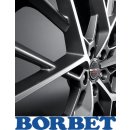 Borbet BY 8,5X21 5/114,30 ET40 Titan Polished matt