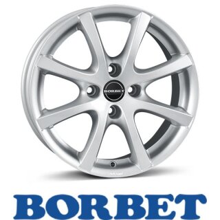 Borbet LV4 6,5X15 4/108 ET20 Crystal Silver